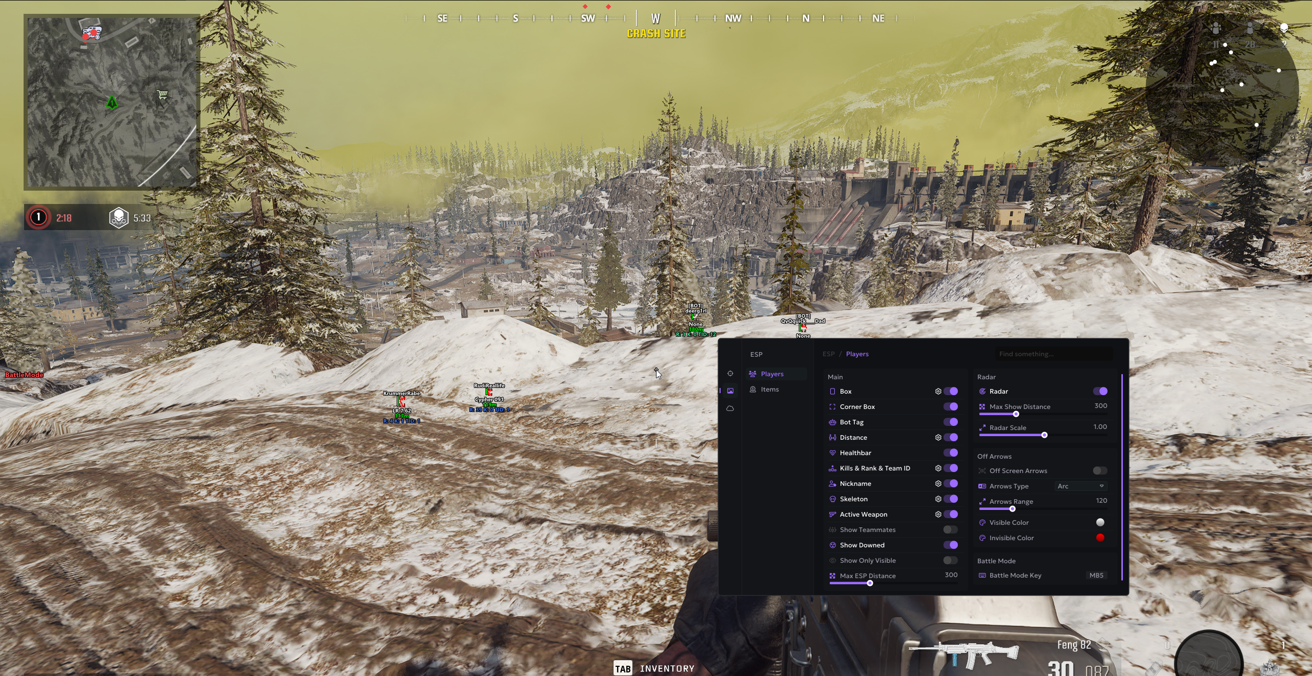 Скриншоты из игры Warzone